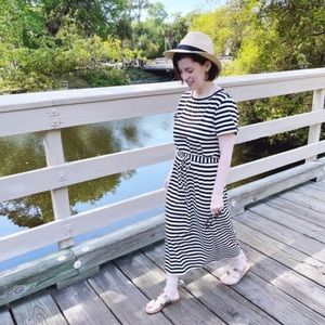 Loft Beach Striped Maxi